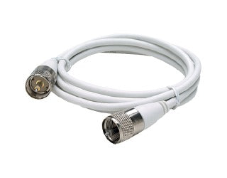 Coaxial Antenna Cable w/ Fittings, 20'