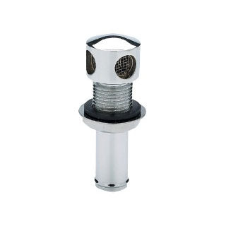 Thru Hull Vent, Chrome Plated Bronze