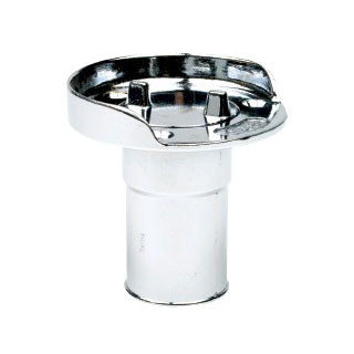 Gas Fill, Chrome Plated Zinc, 1-1/2" Hose, Beaded Chain Tether for Cap