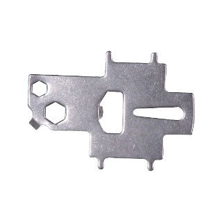 Deck Plate Key w/ Screwdriver Stainless Steel