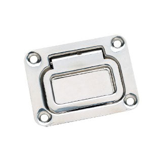 Flush Lift Handle, 3" x 2-1/4", Stainless Steel