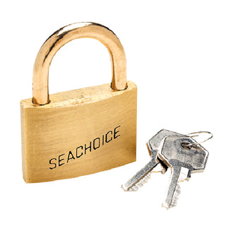 Solid Brass Padlock, 1-1/4"
