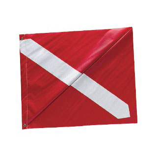 Diver Down Flag, Vinyl, 20" x 24"
