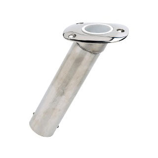 Flush Mount Cast Stainless Steel Rod Holder