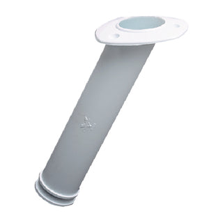 Flush Mount White Nylon Rod Holder, 30 Degree Angle