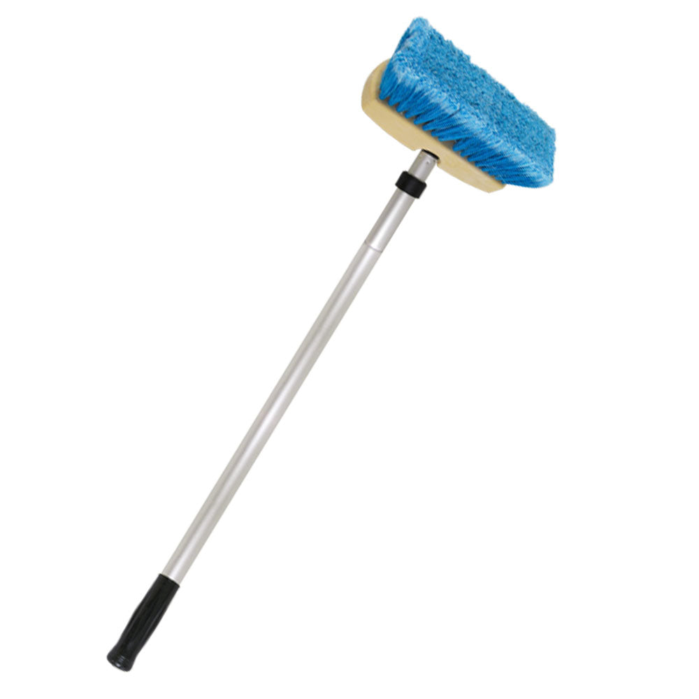 Starbrite, Deck Brush & Handle, Extending Handle w/ Screw Thread End & 8" Head