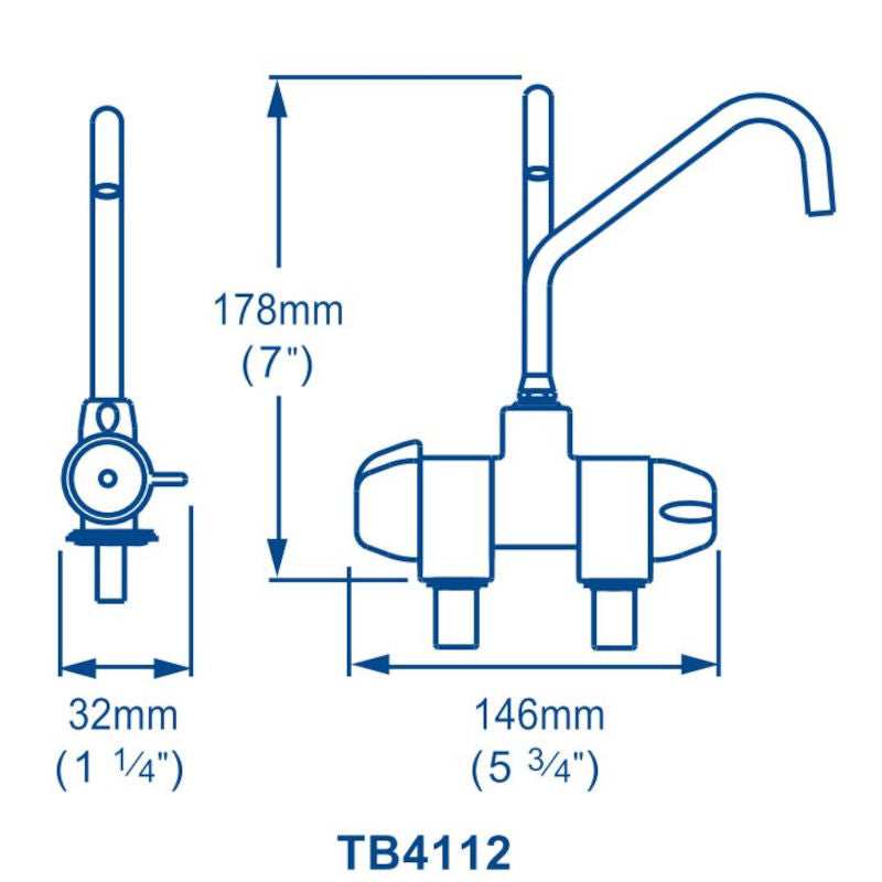 Compact Mixer Faucet  Short Handle