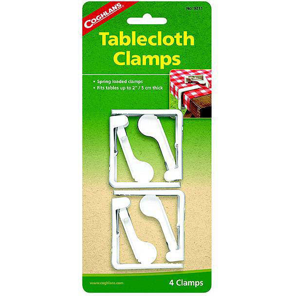 Plastic Tablecloth Clamps, 4/pk.