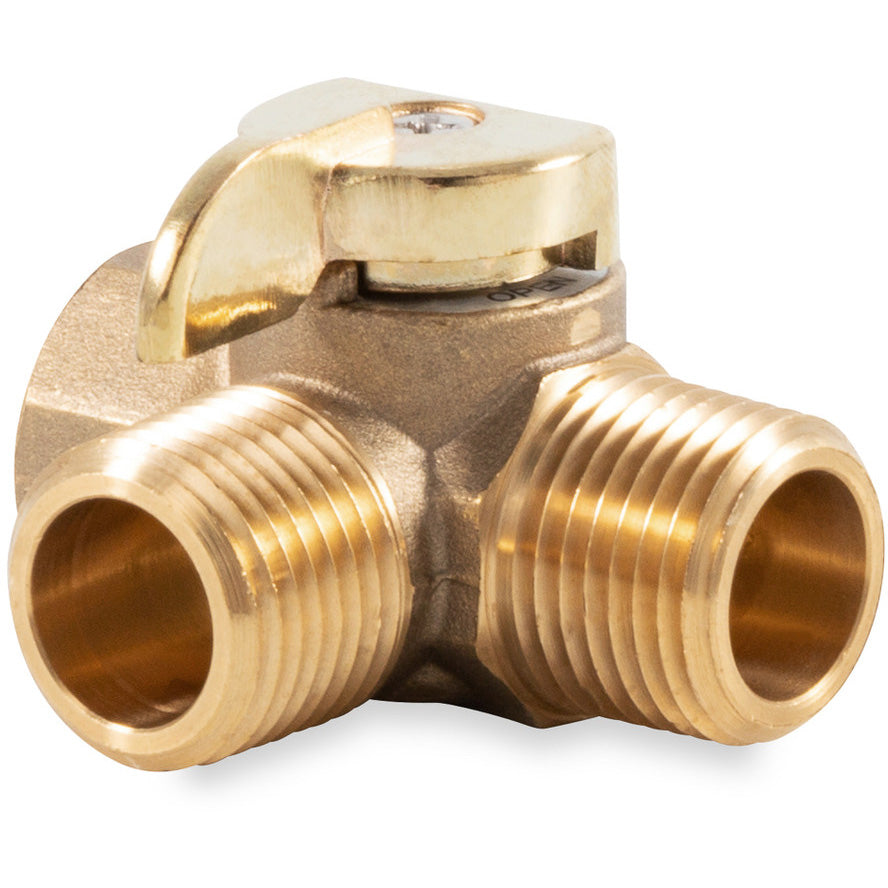 Camco Supreme By-Pass 3-Way Kit, Brass Replacement Valve