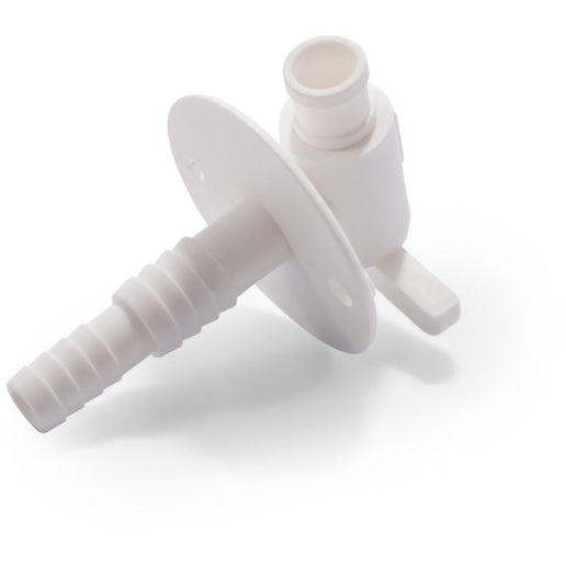 Camco RV Drain Valve 3/8" or 1/2" Barb with Flange