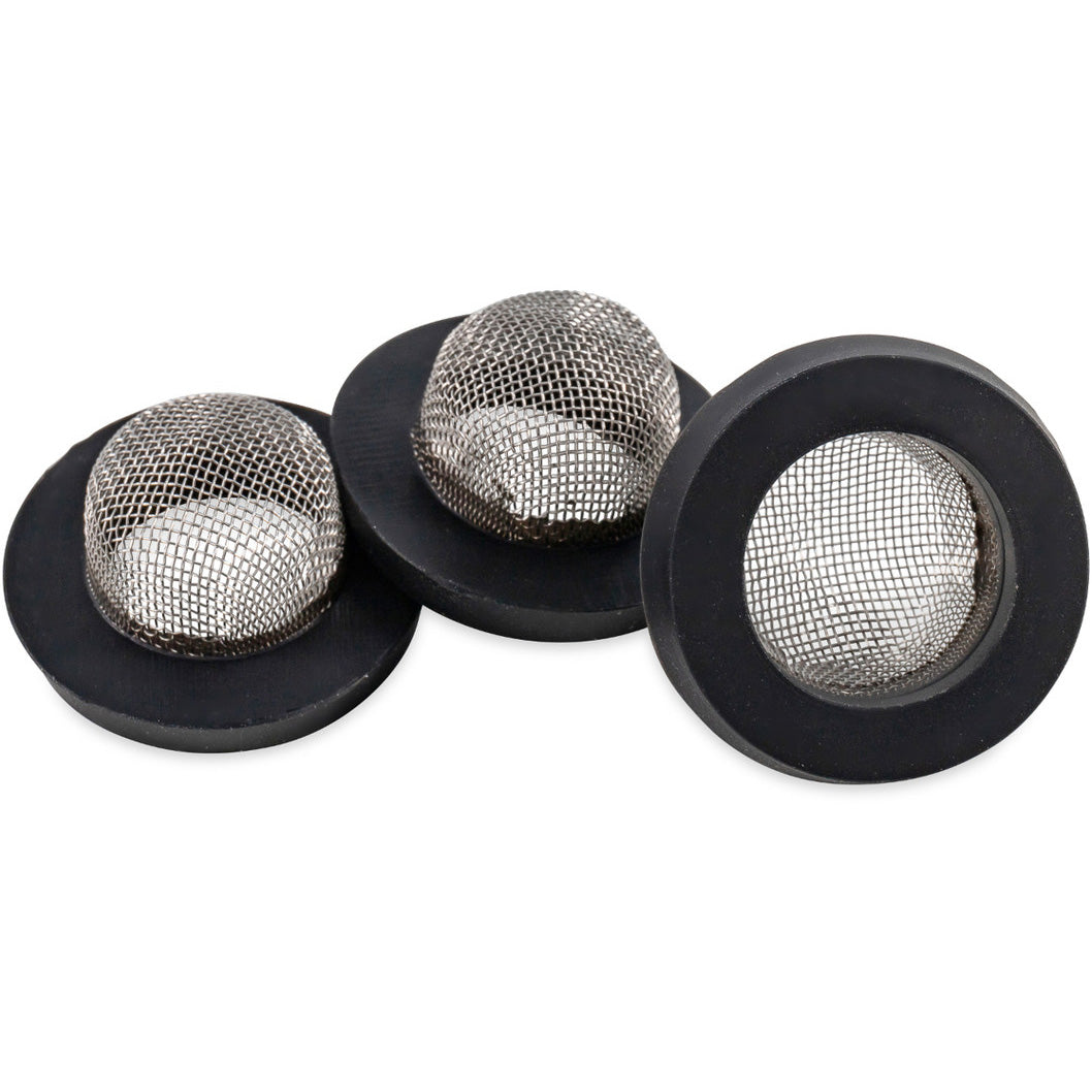 Camco 1" Hose Filter Washers, Stainless Mesh Screen, 3 Pack