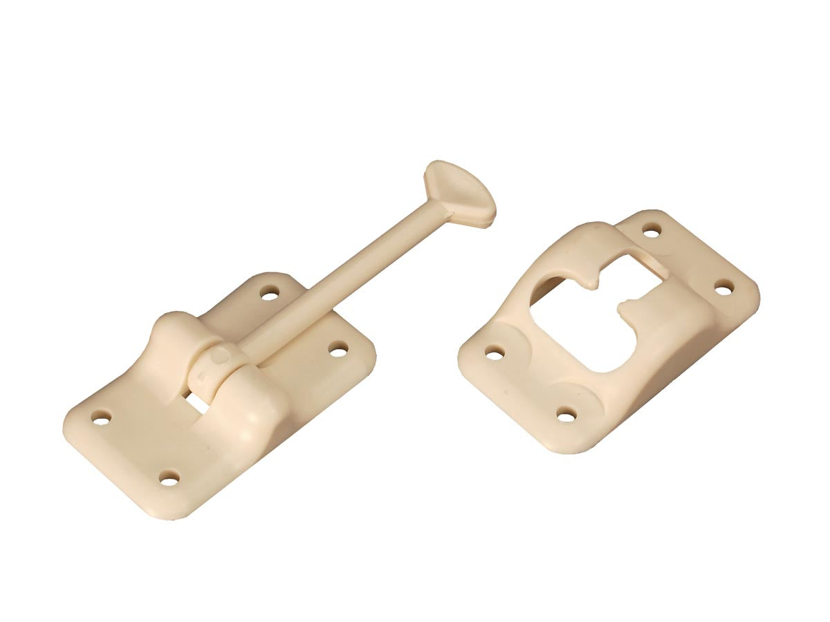 Entry Door Holder - Plastic T - 3 1/2" - Col White