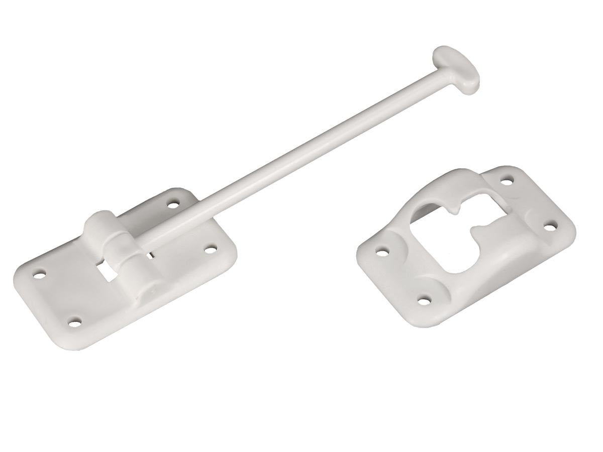 Entry Door Holder - Plastic T - 6" - White