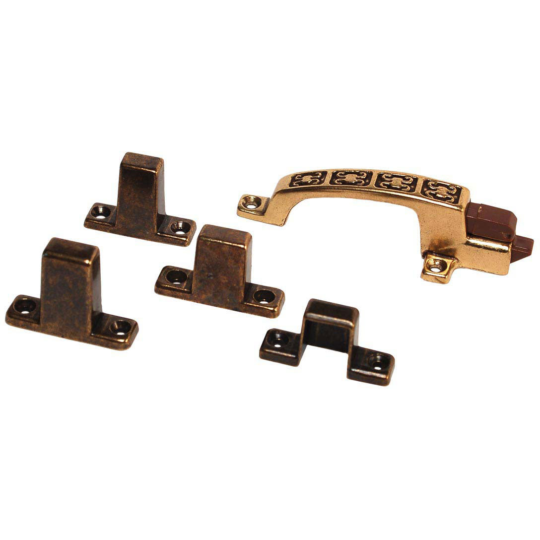 Positive Latch - with 4 strikes to fit most doors