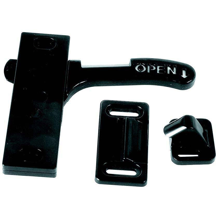 RV Designer E285 Black Right Hand Amerimax RV Screen Door Latch