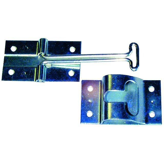 JR Products Metal T-Style Door Holder, 4"