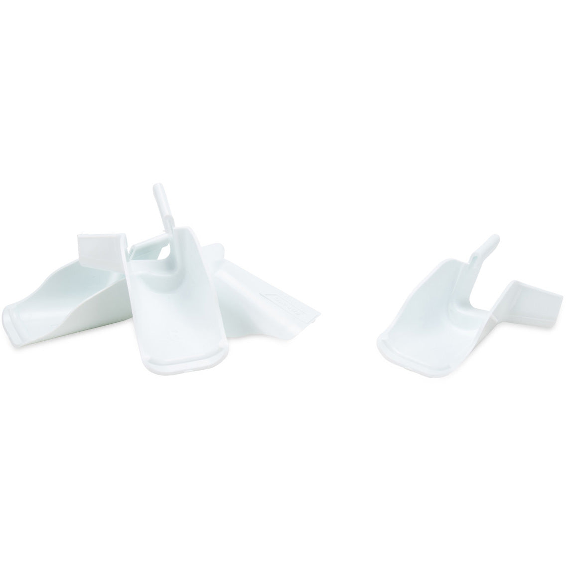 Camco Gutter Extensions, White, Set of 4 (2 left/2 right)