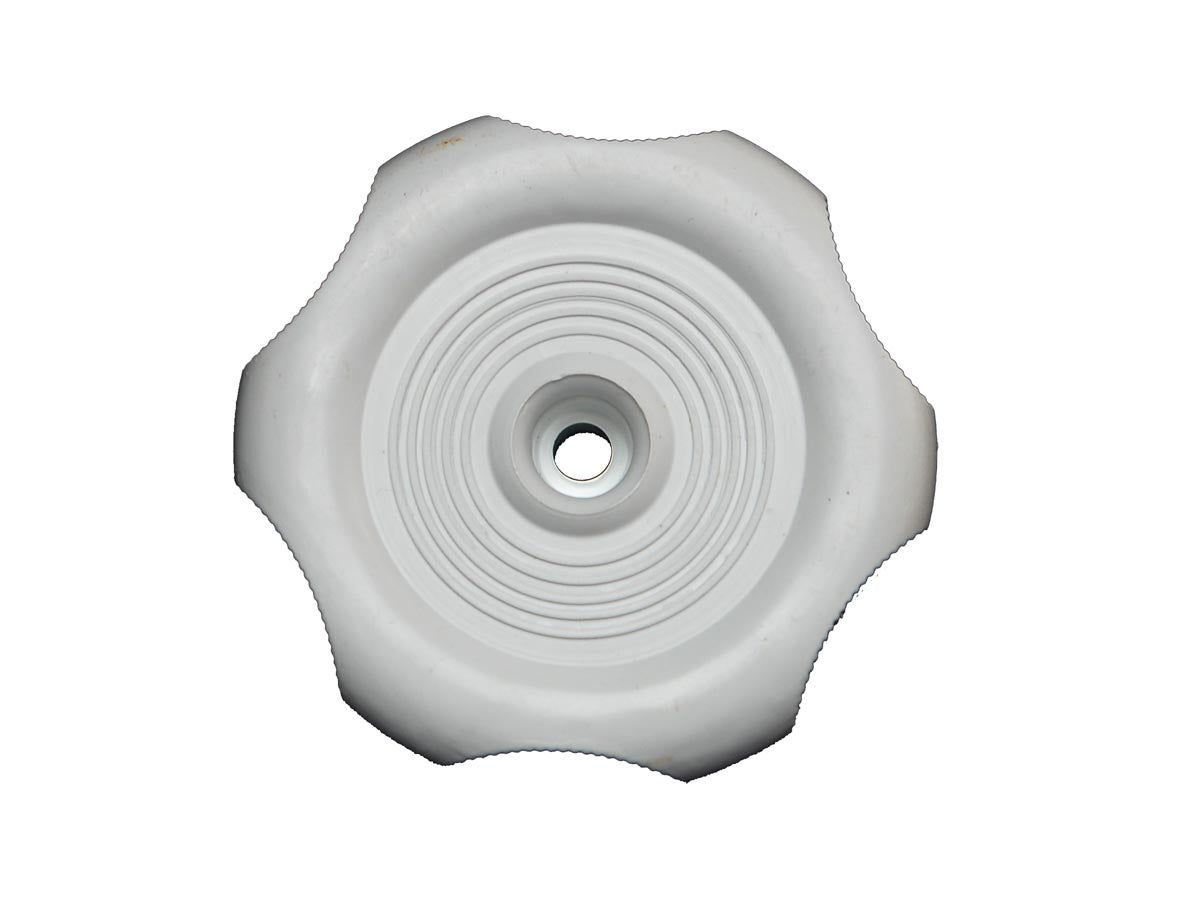 Window Knob - White - 1/2" shaft