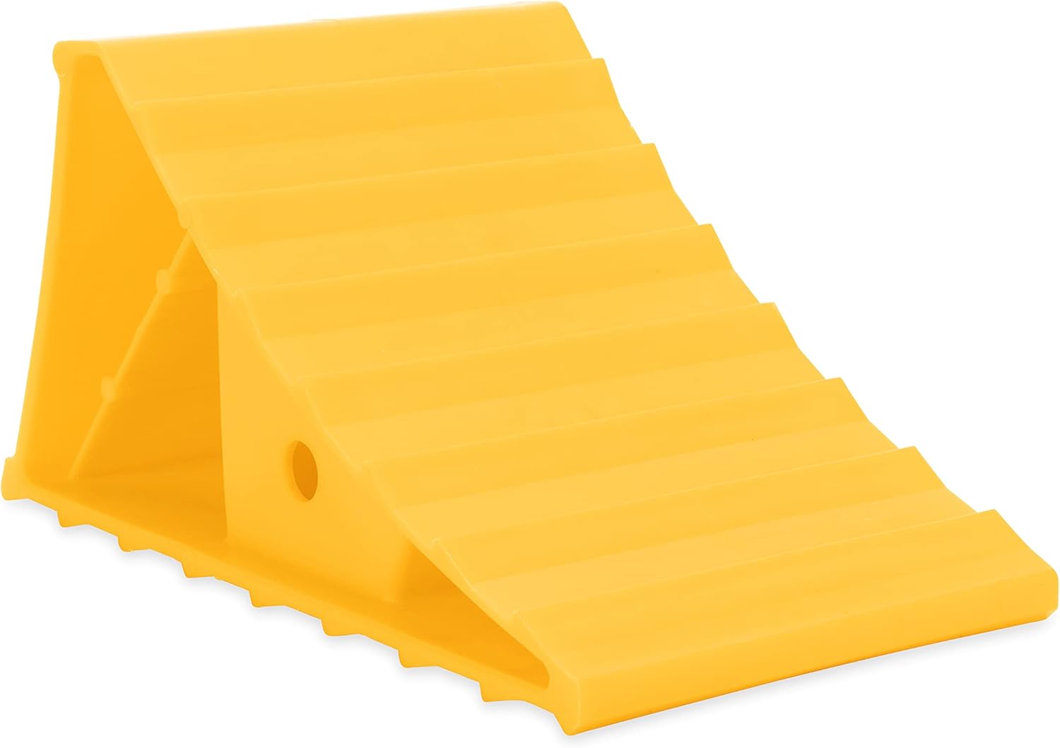 Camco RV Wheel Chock, Yellow, Wheels 26" or less