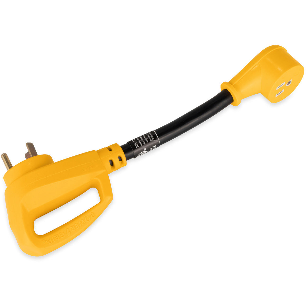 Camco Power Grip Extender, Dogbone 12" Adapter with Pull Handle, 30M/15F