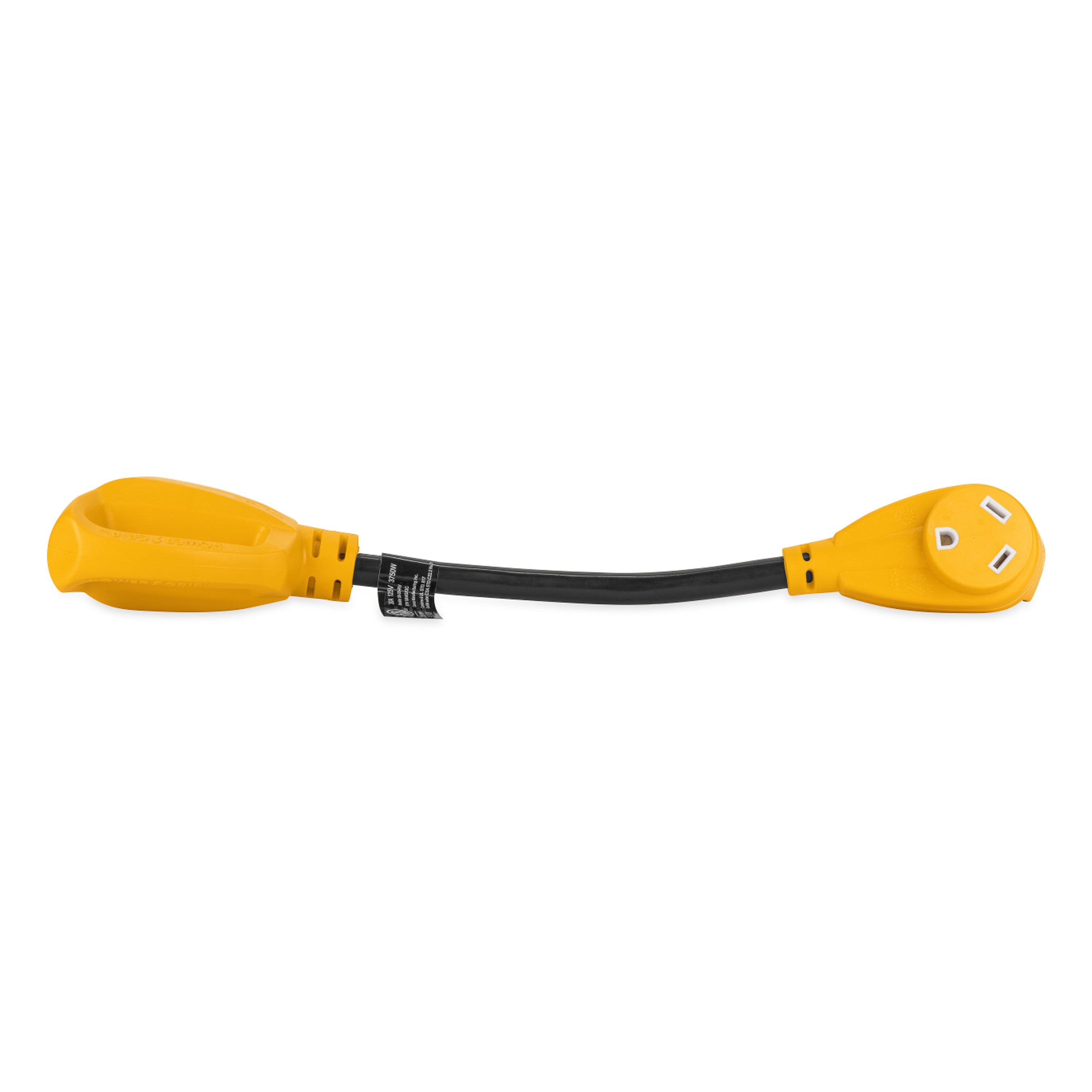 Camco Power Grip 18" 50-Amp to 30-Amp Dogbone RV Electrical Adapter