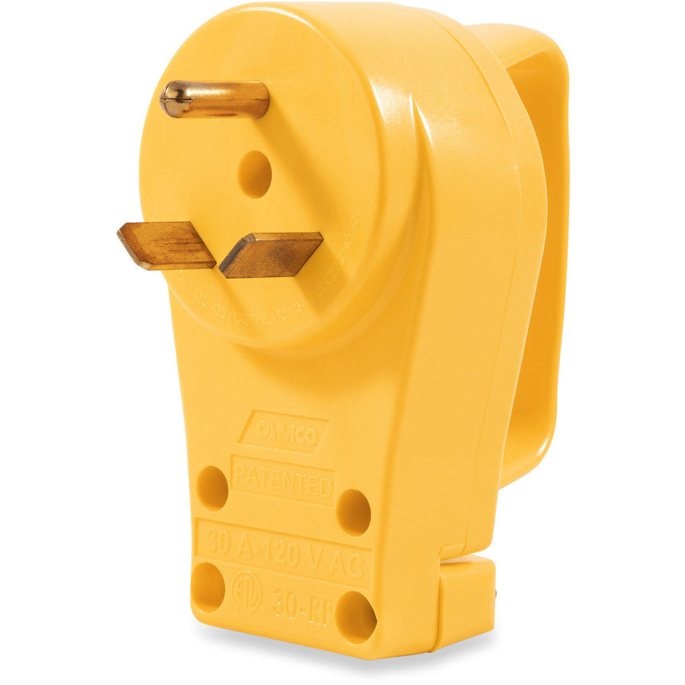Camco Power Grip Replacement Male Plug, 30 Amp, 125V/3750W