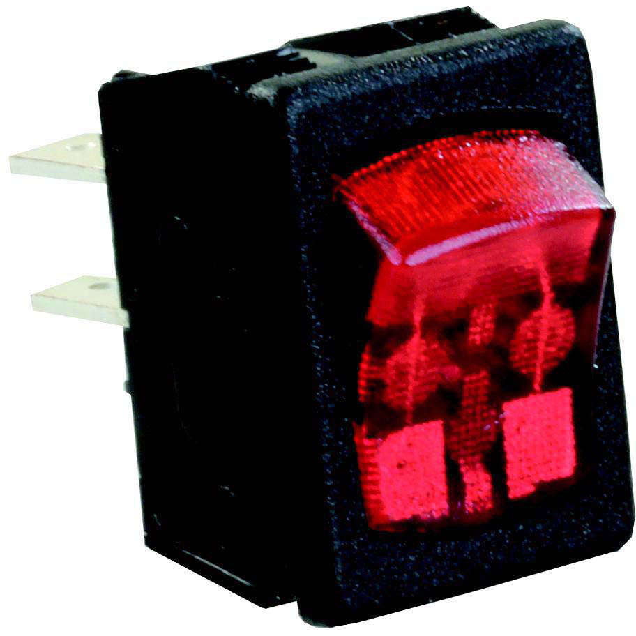 JR Products Mini Illuminated On/Off Switches - 120V, SPST