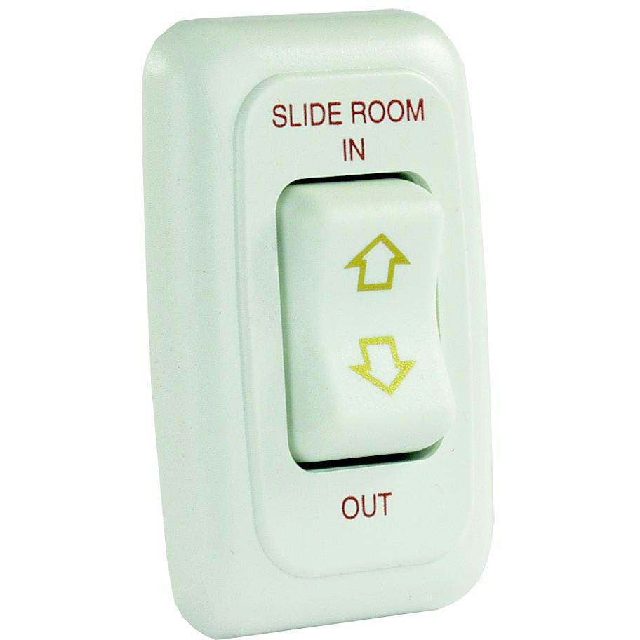 JR Products Single RV Slide Out Switch with Bezel