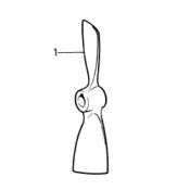 Yanmar SD-20 Sail Drive Propeller, 16" Dia., 11" Pitch, LH, 2 Blade, Alum.