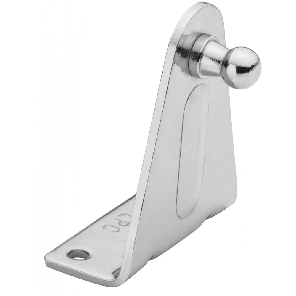 Gas Spring Angled Mounting Bracket, 13/16" W x 2-1/8" L x 1-1/16" H, 10mm Ball, 304 Stainless Steel, G-1045SS