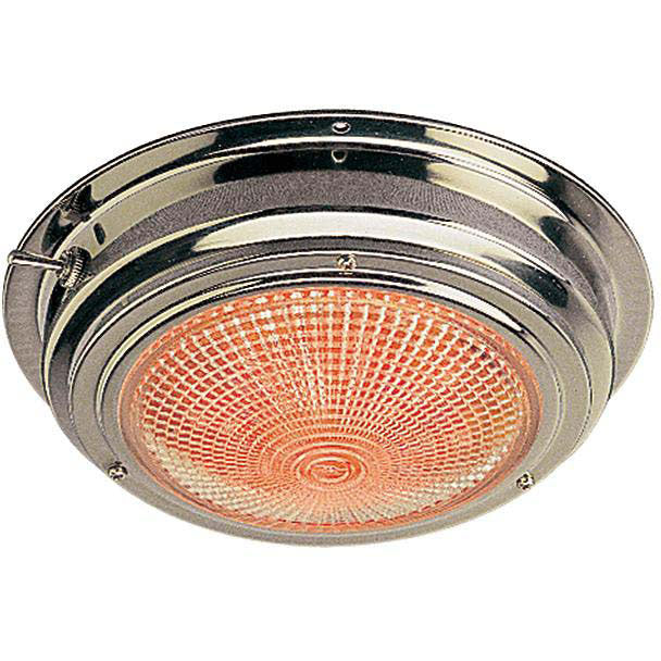 Sea-Dog, 12 Volt Day / Night LED Interior Dome Light, Stainless Steel, 5"