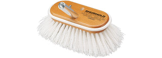 Shurhold Model 950 Deck Brush, 6" Extra Stiff White Polystyrene