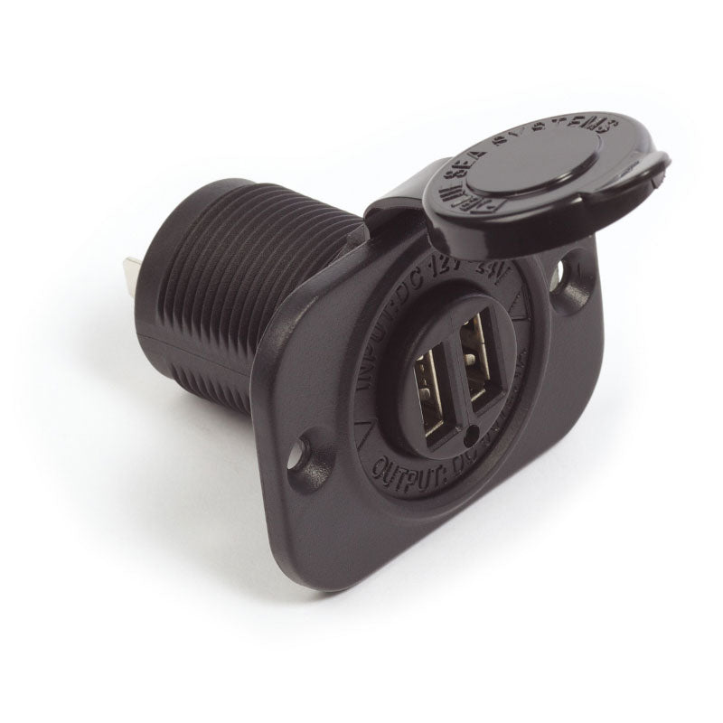 12 Volt DC Dual USB Charger Socket, 1016