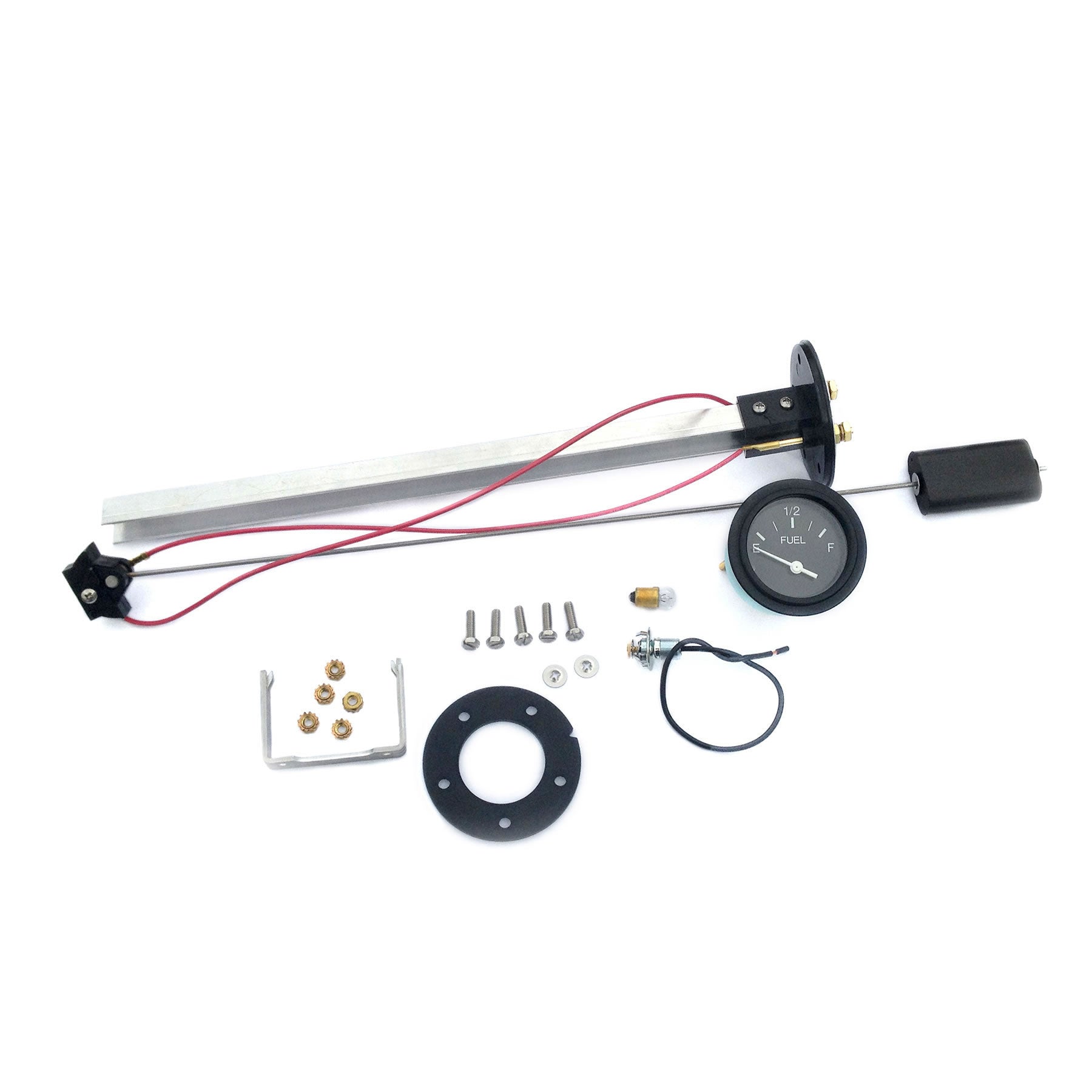 Fuel Gauge Kit, 4-24" Depth, Sender, w/Gauge