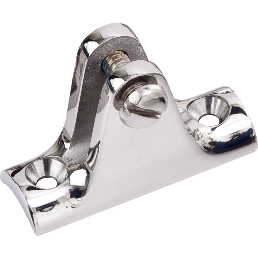 Sea-Dog, Concave Base Deck Hinge Fitting for 1" Rails, Stainless Steel