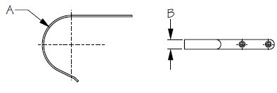 Sea-Dog, Ring Buoy Bracket, 4"