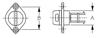 Sea-Dog, Drain Plug, Chrome / Nylon, 1"