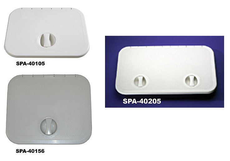 Access Hatch, 4000 Series Rectangular Hatch, Small, White, 7-1/2" x 11-1/2"