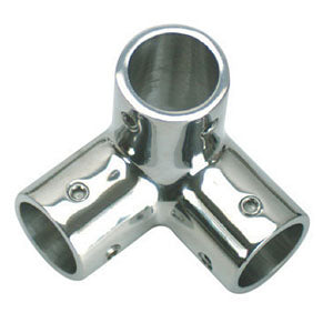 Handrail Fitting 6146, 3-Way Corner Fitting, 1" Dia. Rail
