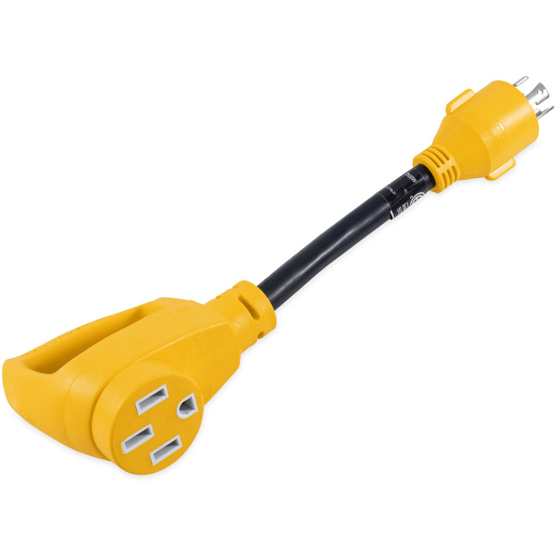 Camco Power Grip 12", 50 Amp 4-Prong Generator Adapter