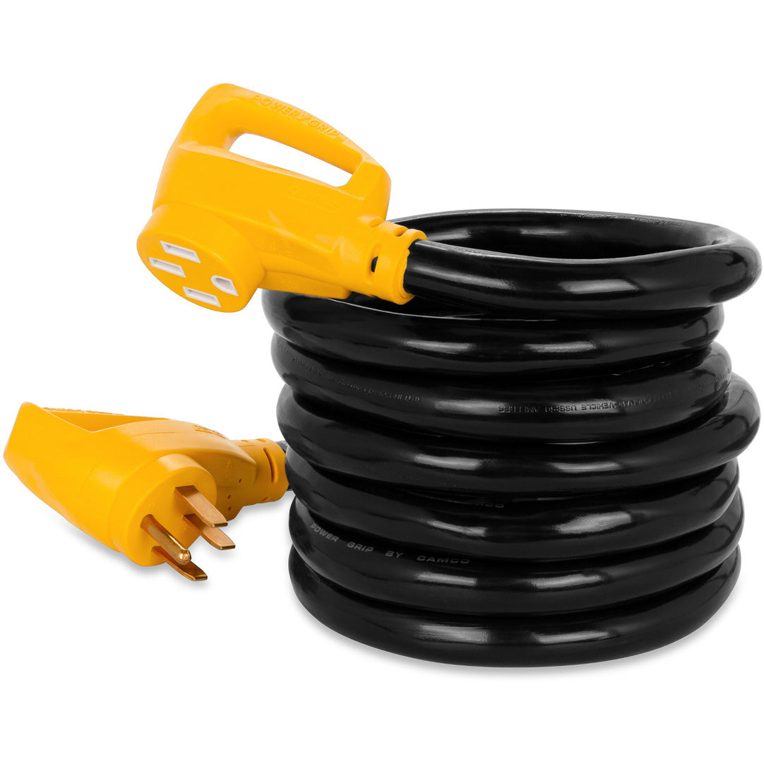 Camco Power Grip 15' Heavy-Duty 50-Amp RV Extension Cord