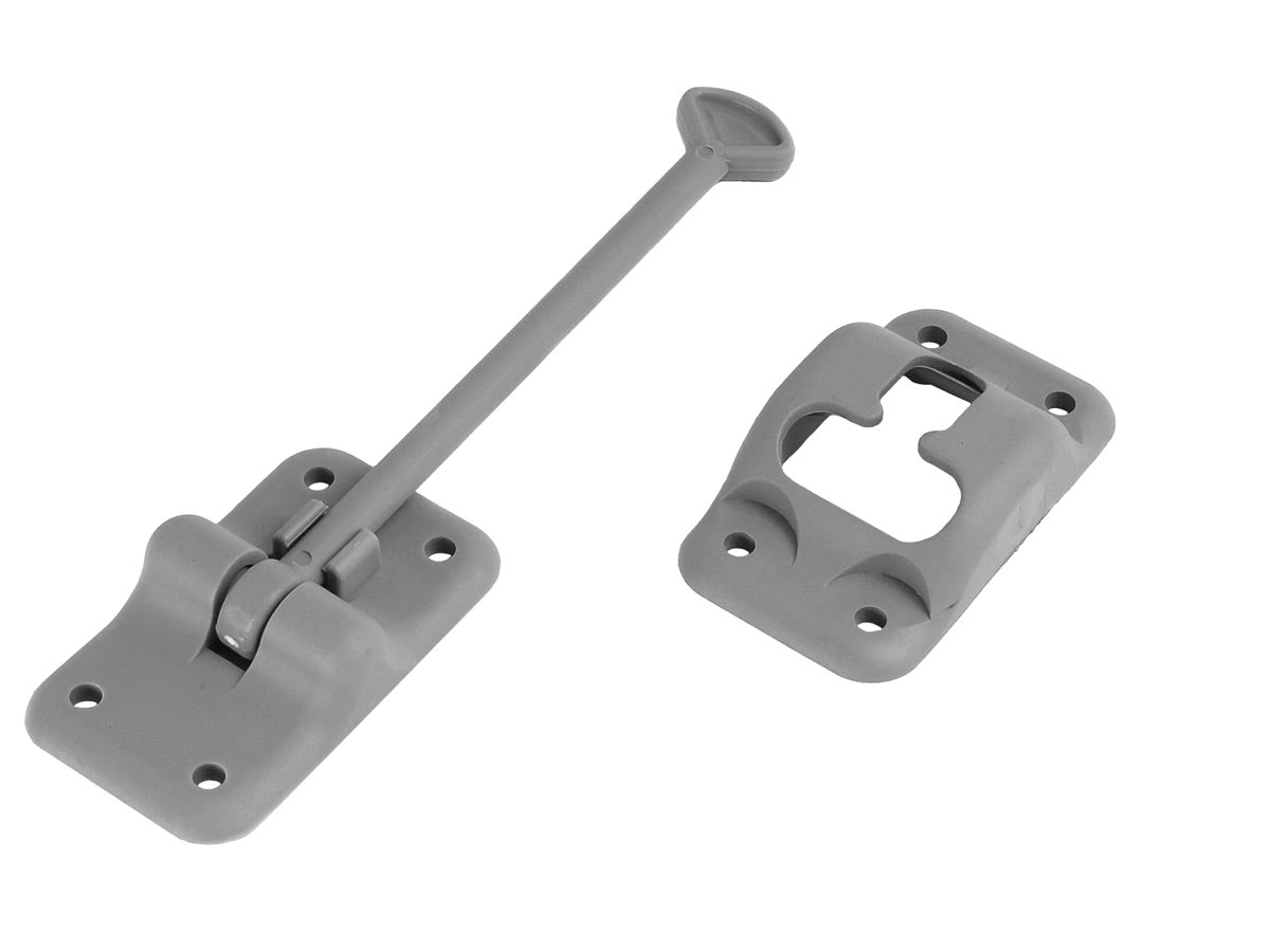 Entry Door Holder - Plastic T - 6" - Grey