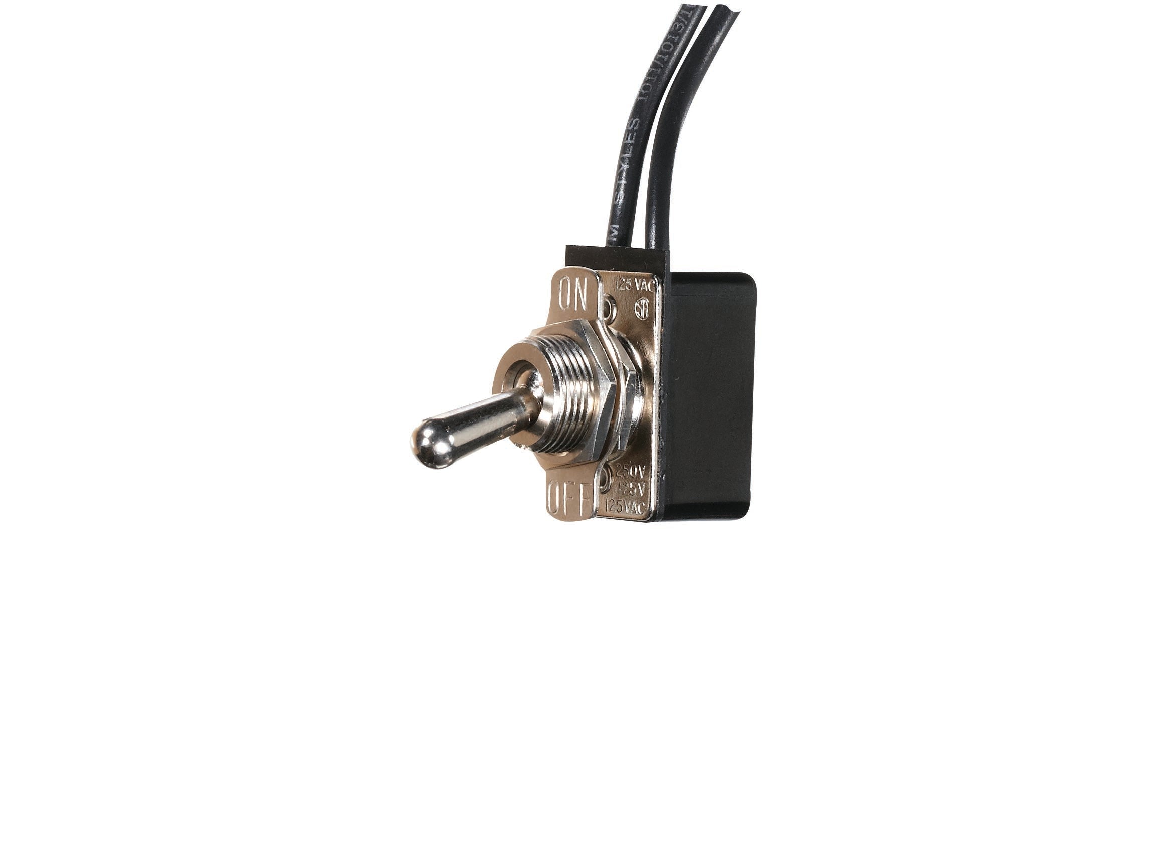 Toggle On/Off Switch - with 6" Leads, 8 Amp - 125VAC