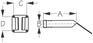 Sea Dog, Stainless Removeable Rod Holder