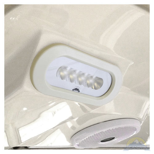 Scandvik Flush Mount Spreader Light, LED, White