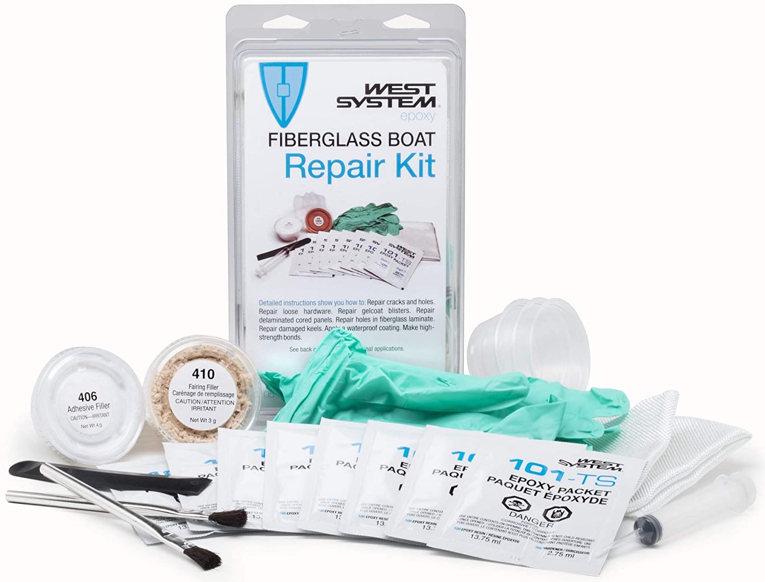 West System, Fiberglass Boat Repair Kit