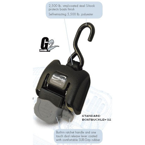 BoatBuckle, Boatbuckle - Transom, (2 Per Pack)