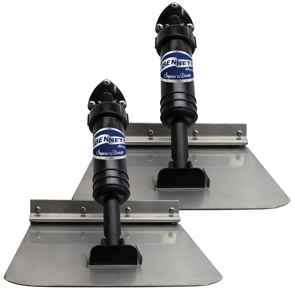 Bennett Marine Trim Tab Set, Self Leveling, 10" x 10"