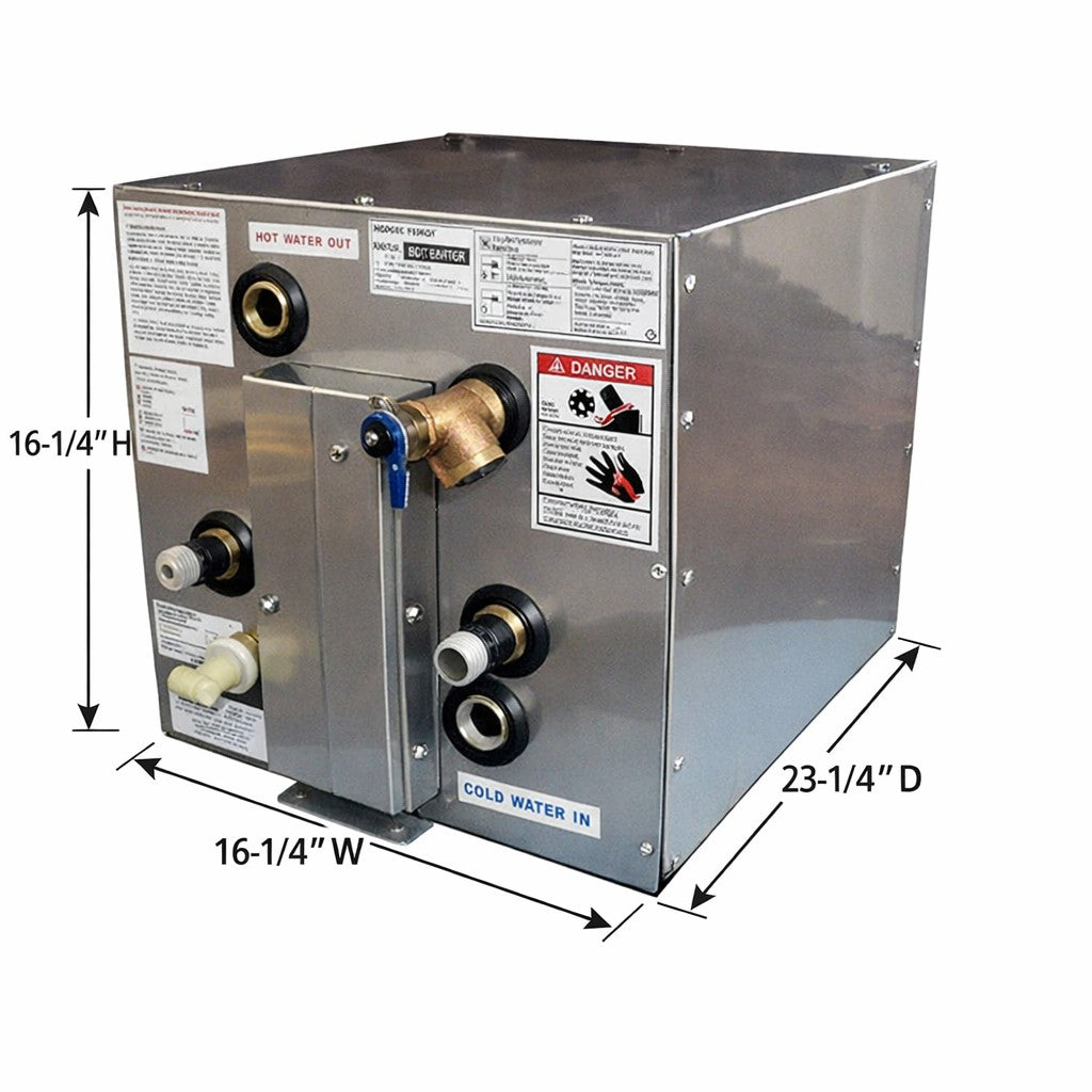 Kuuma, 11 Gallon, 120 Volt Electric Water Heater, Front Mount, Front Engine Exchanger