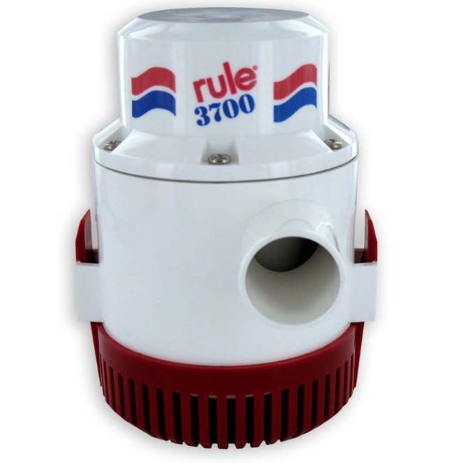 Rule 3700 Series, 14A, 3700 GPH, Bilge Pump, Non-Automatic, 12 volt